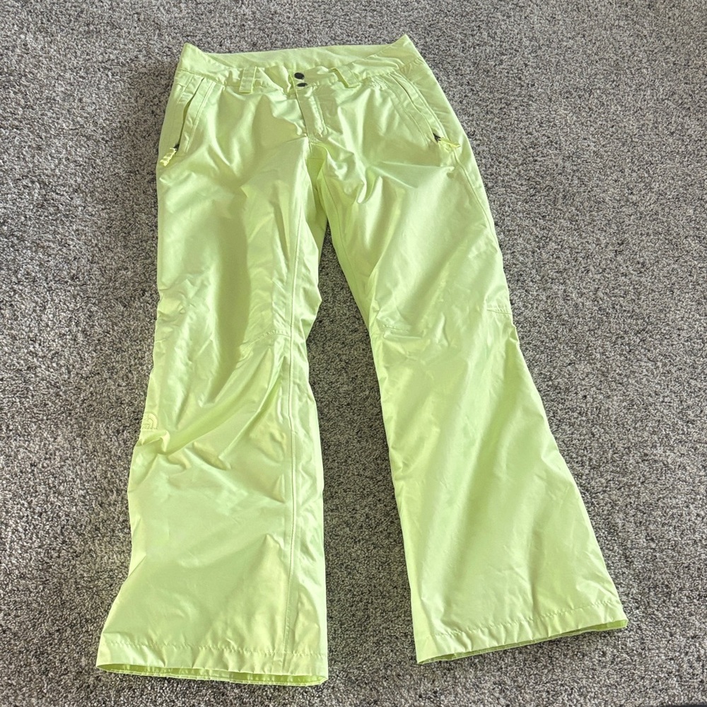 The North Face Sally Pants ski snow snowboard highlighter yellow S Regular